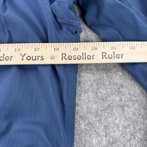 Duluth Trading Jacket Mens XS Blue No Fly Zone Insect Repellent Ripstop Utility - Picture 7 of 15